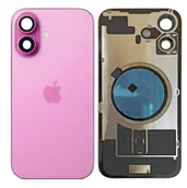 Części serwisowe do telefonów - Klapka Plecki Tył iPhone 16 Pink z Ramką i Magnesami - miniaturka - grafika 1