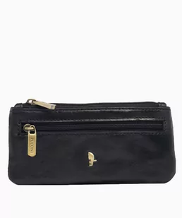 PUCCINI Czarne etui na klucze ze skóry naturalnej - Etui na klucze - miniaturka - grafika 1