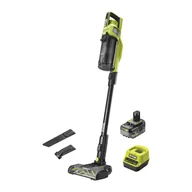 Odkurzacze pionowe - Ryobi Bezszczotkowy odkurzacz pionowy 18V ONE+ w zestawie z akumulatorem 4.0 Ah i ładowarką | RSV18X-1X40G - miniaturka - grafika 1