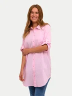 Bluzki damskie - Kaffe Tunika Pauline 10508528 Różowy Relaxed Fit - miniaturka - grafika 1