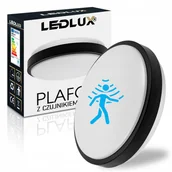 Lampy sufitowe - Plafon Panel sufitowy Natynkowy Lampa z Czujnikiem Ruchu do Led E27 - miniaturka - grafika 1
