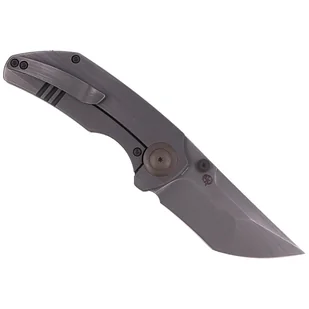 Nóż składany WE Knife Thug Gray Titanium, Gray Hand Rubbed CPM 20CV by Matt Christensen (2103B) - Noże - miniaturka - grafika 3