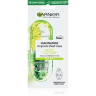 Maseczki do twarzy - Garnier Ampułka Detoksująca W Masce Na Tkaninie - miniaturka - grafika 1