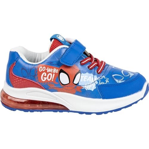 CERDÁ Life'S Little Moments Sportowa podeszwa PVC Światła Spidey Girls Oficjalne buty dziecięce, wygodne, wytrzymałe, Unisex, Spidey, 24 EU