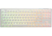 Klawiatury - Ducky One 3 Classic Pure White TKL Gaming Tastatur RGB LED - MX-Brown klawiatura USB Niemiecki Biały DKON2187ST-BDEPDPWWWSC1 - miniaturka - grafika 1