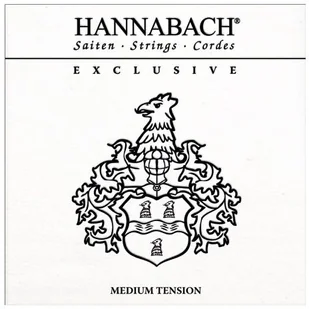 Hannabach Klassikgitarrensaiten Exclusive Serie Medium Tension - E1 652731 - Struny gitarowe  - miniaturka - grafika 1