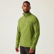 Bluzy męskie - Regatta Męski Polar z Suwakiem Montes Zielony, Rozmiar: XL - miniaturka - grafika 1