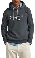 Bluzy męskie - Pepe Jeans Męska bluza z kapturem Nouvel, Zielony (Regent Green), XL - miniaturka - grafika 1