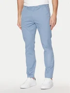 Spodnie męskie - Tommy Jeans Chinosy Austin DM0DM20282 Niebieski Slim Fit - miniaturka - grafika 1