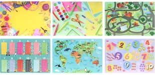 Podkładka na biurko dla dziecka 45 x 65 cm - Podkładki na biurko - miniaturka - grafika 1