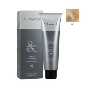 ALLWAVES Farba do włosów 11.1 Super Rozjaśniacz Popielaty Blond 100 ml - Farby do włosów i szampony koloryzujące - miniaturka - grafika 2