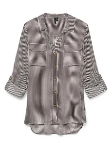 Vero Moda Koszula w kolorze bordowo-białym - Koszule damskie - miniaturka - grafika 1