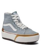 Trampki damskie - Vans Sneakersy Sk8-Hi Tapered VN0005U2YV21 Niebieski - miniaturka - grafika 1