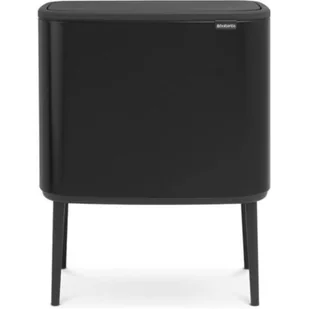 Brabantia Kosz na śmieci Bo Touch Bin 3 x 11 l czarny matowy 316067 - Kosze na śmieci - miniaturka - grafika 1