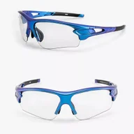 Okulary sportowe - Okulary rowerowe fotochromowe z filtrem UV 400 niebieskie ROCKBROS - miniaturka - grafika 1