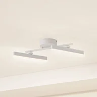 Lampy sufitowe - Reflektor LED Lindby Eldrin, biały, 18W, 2-punktowa, metal, 25cm - miniaturka - grafika 1