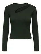 Koszulki i topy damskie - ONLY Onlnussa L/S Top JRS koszulka z długim rękawem, rodzynka, L - miniaturka - grafika 1