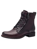 Kozaki damskie - Tamaris Damskie buty 1-25211-43, modne kozaki, bordowe, 38 EU, bordowy, 38 EU - miniaturka - grafika 1