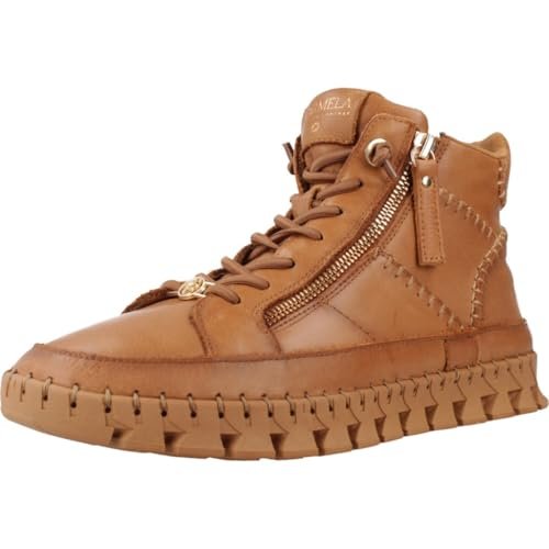 CARMELA 162708 Damskie Płaskie Botki, Camel, 40 EU