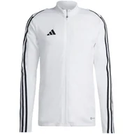 Bluzy męskie - Bluza męska adidas Tiro 23 League Training Track Top biała HS3501-S - miniaturka - grafika 1