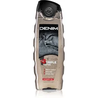 Żele pod prysznic dla mężczyzn - DENIM Black 400 ml żel pod prysznic - miniaturka - grafika 1