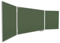 Tablice i flipcharty - Allboards Tablica kredowa "tryptyk" 120x90 240 - miniaturka - grafika 1