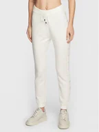 Spodnie damskie - Liu Jo Sport Spodnie dzianinowe TF2106 MA63M Écru Regular Fit - miniaturka - grafika 1