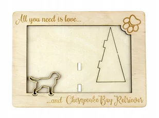 Chesapeake Bay retriever ramka na zdjęcie z psem - Ramki na zdjęcia Chesapeake Bay retriever ramka na zdjęcie z psem - Ramki na zdjęcia - miniaturka - grafika 1