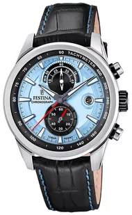 Zegarek Zegarek Festina F20695-2 Timeless Chronograph - Zegarki męskie - miniaturka - grafika 1