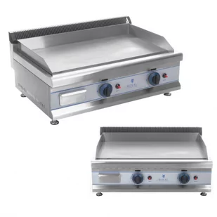 Royal Catering Płyta grillowa gazowa 65cm gładka PB - 1101 - Piece, kotły  i płyty grzejne gastronomiczne - miniaturka - grafika 1