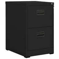 Szafki biurowe - Kontenerek czarny na klucz pod biurko E5-T26 - miniaturka - grafika 1