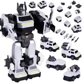 Roboty dla dzieci - Joko Zabawka Robot Magnetyczny Transformer 2w1- duża figurka - akcesoria ZA6009 - miniaturka - grafika 1