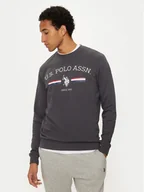 Bluzy męskie - U.S. Polo Assn. Bluza MUP1660 Szary Regular Fit - miniaturka - grafika 1