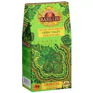 Herbata - Basilur- Green Valley Zielona Herbata Cejlońska Wysokogórska, 100G X1 - miniaturka - grafika 1