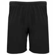 Spodenki męskie - Krótkie Spodenki Sportowe Szorty męskie Roly Dortmund PA6688 BLACK XL - miniaturka - grafika 1