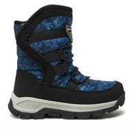 Buty dla chłopców - Śniegowce ALPINE PRO Soreno KBTD427 Czarny - miniaturka - grafika 1