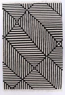 Dywany - Vintage Crisscross Black / White - miniaturka - grafika 1