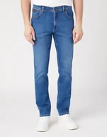 Spodnie męskie - Męskie spodnie jeansowe proste Wrangler TEXAS SLIM W33 L34 - miniaturka - grafika 1