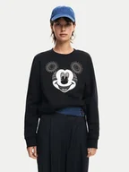 Bluzy damskie - Desigual Bluza Mickey Yeah! 24WWSK10 Czarny Regular Fit - miniaturka - grafika 1