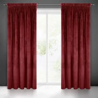 Zasłony - Euro Firany Zasłona Dekoracyjna Euro Villa C. Bordo 140x270 - miniaturka - grafika 1