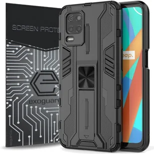 ETUI EXOGUARD SUPERSONIC + SZKŁO - REALME 8 5G  / NARZO 30 5G - PANCERNE CASE OBUDOWA FUTERAŁ - Etui i futerały do telefonów - miniaturka - grafika 1