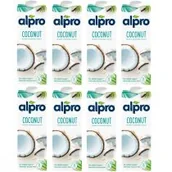 Napoje roślinne - Alpro Napój kokosowy z dodatkiem ryżu z wapniem i witaminami Zgrzewka 8 x 1 l - miniaturka - grafika 1