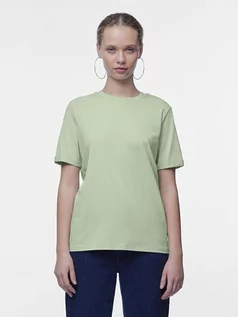 Koszulki i topy damskie - Pieces Koszulka "Ria" w kolorze zielonym - grafika 1