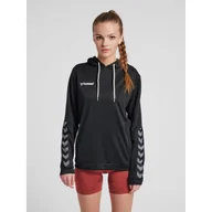 Bluzy sportowe damskie - Bluza damska z kapturem Hummel hmlAUTHENTIC Poly - miniaturka - grafika 1