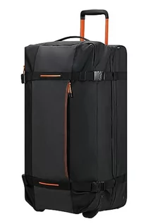 Torby podróżne - American Tourister Urban Track, torba podróżna L z 2 rolkami, 78,5 cm, 116 l, czarna (czarny/pomarańczowy), czarny (czarny/pomarańczowy), L (78.5 cm - 116 L), torby podróżne - grafika 1
