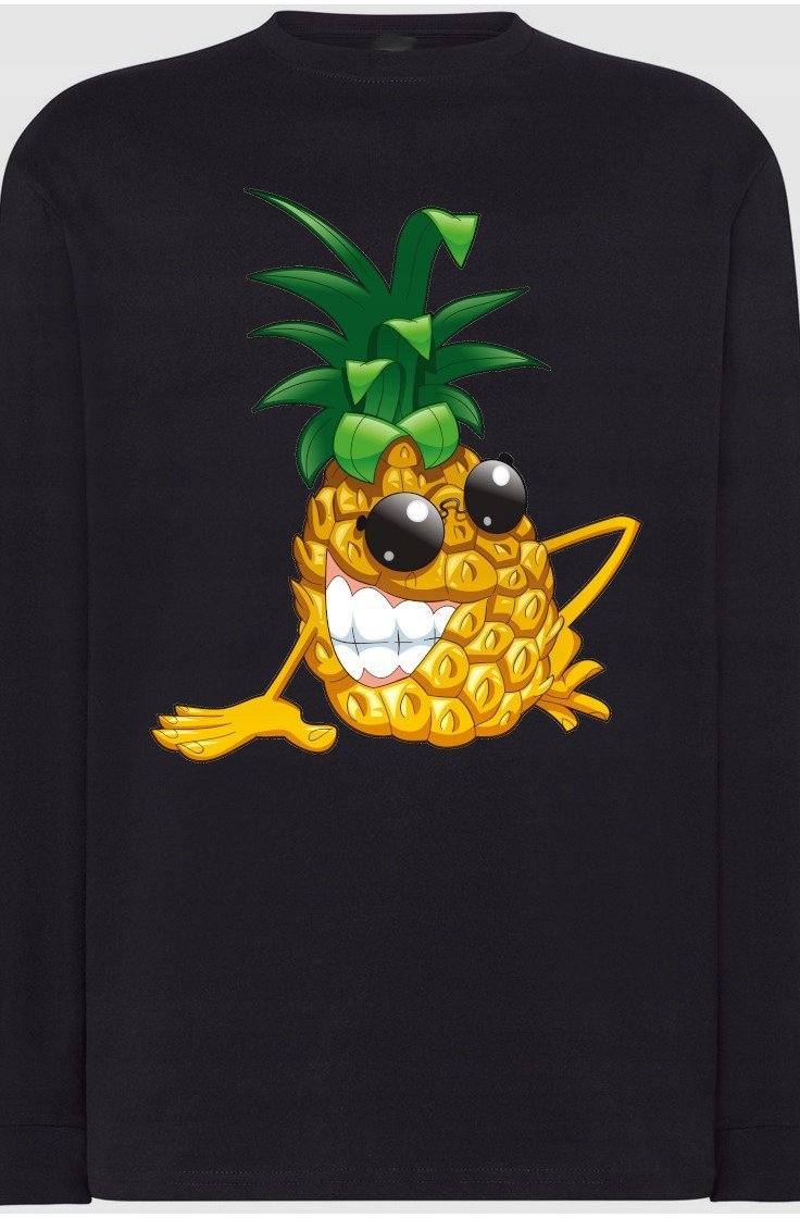 Ananas Męska Modna Bluza Longsleeve Rozm.XL