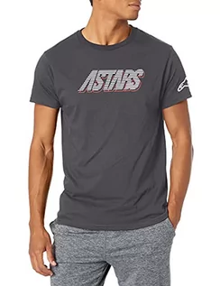 Koszulki męskie - Alpinestars Męski T-shirt Lanes ciemny grafit (Holzkohle) XXL - grafika 1