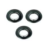 Oprawy, klosze i abażury - Candellux ZESTAW TRZECH OPRAW SS-15 CZARNE BEZ ZARÓWKI 99-48479 - miniaturka - grafika 1