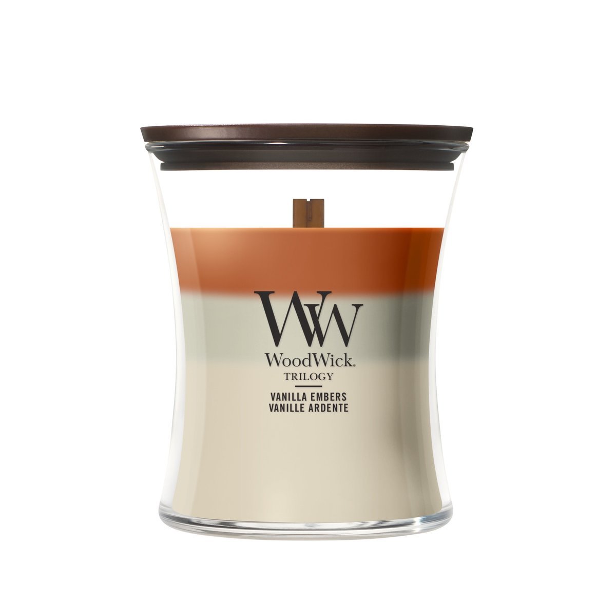 Świeca zapachowa średnia WoodWick Vanilla Embers
