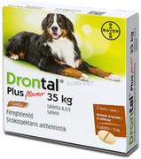 Artykuły przeciw pasożytom - Drontal Plus Flavour tabletki dla psów na odrobaczenie 35kg 2 tabletki - miniaturka - grafika 1